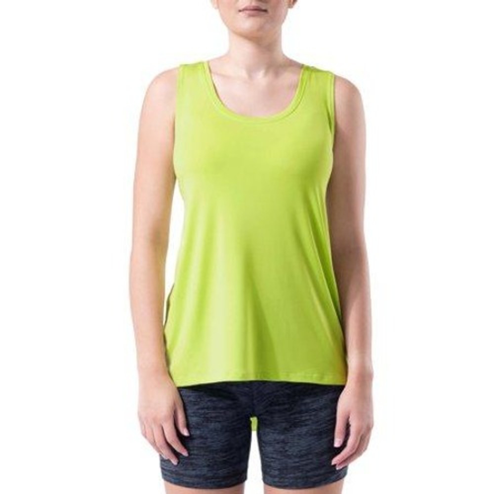 Athletic Works Racerback Tank Womens XL 16-18 Neon Yellow Core Active